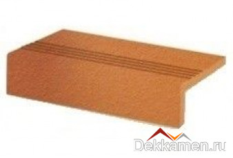  Stroeher ступень простая "Loft" с насечками Roccia Terra 307 weizengelb (4824)