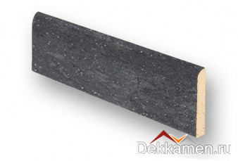  Stroeher плинтус Roccia 845 nero (8107), длина 24см