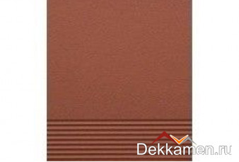  Stroeher ступень простая с насечками Terra 215 patrizierrot (9320)