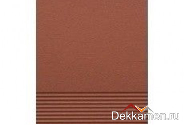  Stroeher ступень простая с насечками Terra 215 patrizierrot (9320)