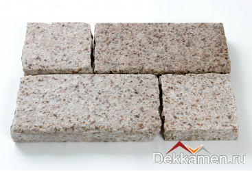 Брусчатка из натурального камня Гранит Sanset Gold, 200*100*30