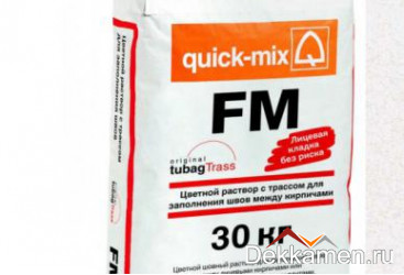 FM.А Затирка для швов Quick Mix , алебастрово-белый