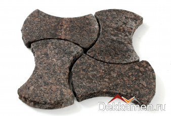 Брусчатка из натурального камня Гранит Дымовский, катушка