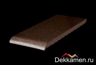 Подоконник King Klinker 200*120, glazed-brown 02