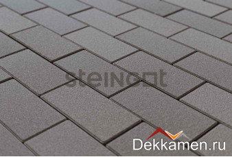 Steingot Брусчатка 200*100*40 мм полный прокрас, серая