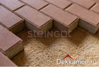 Steingot Брусчатка 200*100*60 мм верхний прокрас, коричневая