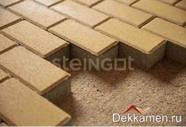 Steingot Брусчатка 200*100*60 мм верхний прокрас, желтая