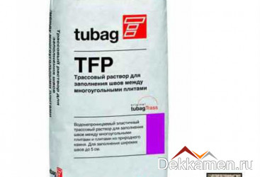 TFP Трассовый раствор для заполнения швов для многоугольных плит, белый