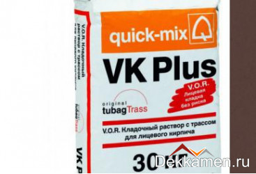 VK plus.F  Кладочный раствор для лицевого кирпича, темно-коричневый