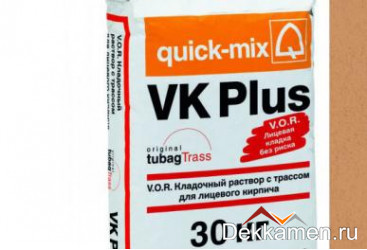 VK plus.N  Кладочный раствор для лицевого кирпича, желто-оранжевый